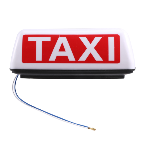 12V Waterproof Top Sign Magnetic Meter Cab Lamp Light LED - White 1