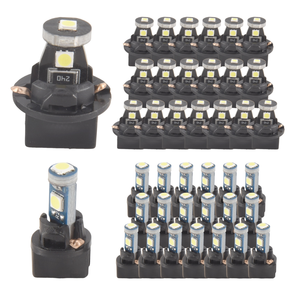 40 Pieces T5 T10 Led Bulbs Dash Lights With Twist Socket Instrument 4714181688952