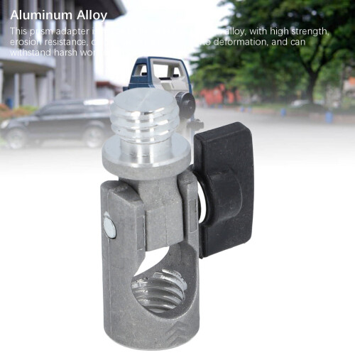 Adattatore a prisma in alluminio da 5/8-11F a 5/8-11M, argento 2
