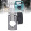 Adattatore a prisma in alluminio da 5/8-11F a 5/8-11M, argento 5
