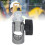 Adattatore a prisma in alluminio da 5/8-11F a 5/8-11M, argento 4