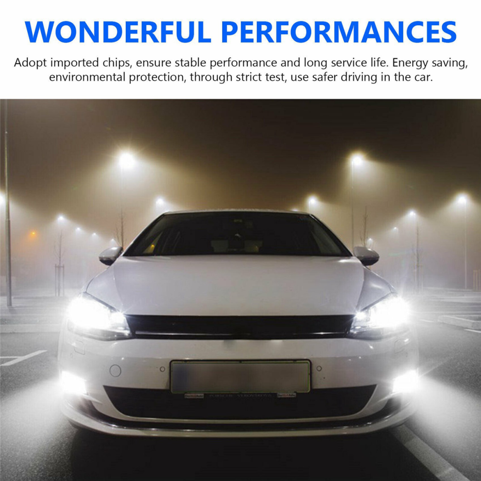 4Pcs H1 6000K Super 80W Led Head Bulbs Kit Fog White/Light 4714181687276