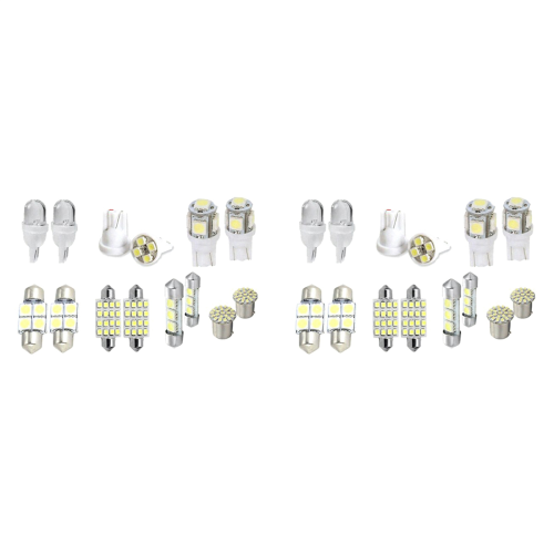 14Pcs LED Interior Package Kit for T10 36mm Dome License Plate Lights