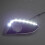 1Pair Daytime Running Light with Fog Lamp Hole for IX35 10-13 3