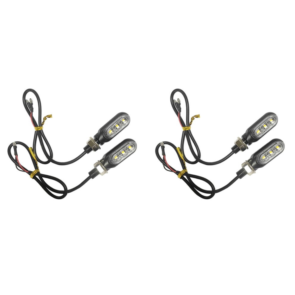Motorcycle Blinkers Indicators Lamp Handlebar Amber/Light 4714181693703