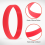 Silicone Rubber Wristband Bangle Red 6