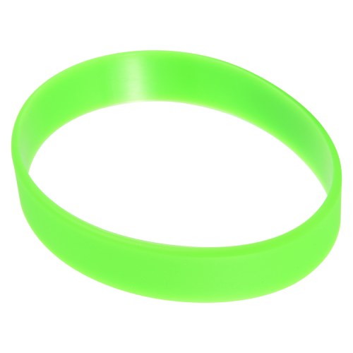 Silicone Rubber Wristband Bangle Green 2