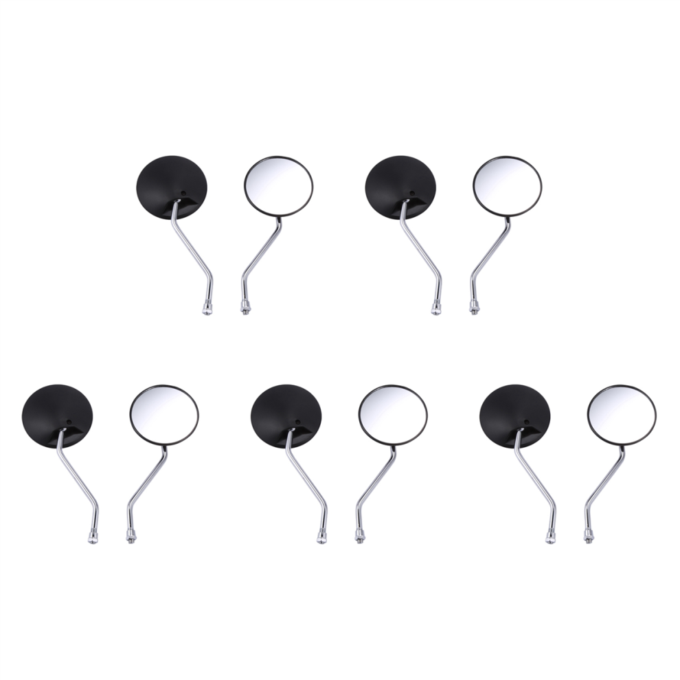 Pair 10Mm Universal Motorcycle Mirrors Bike/Motorbike Rear View/Side 4714181696964