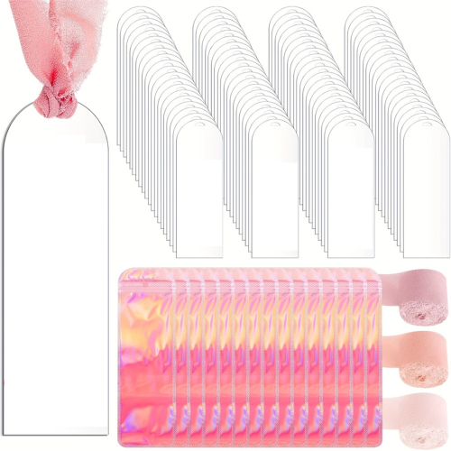 Acrylic Bookmark Blanks Clear Bookmarks Acrylic Tags With Ribbon