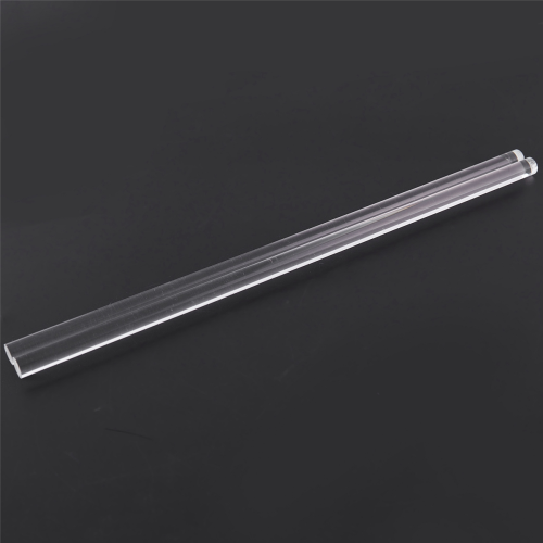 2Pcs 10mm Clear Round Acrylic PMMA Extruded Rod 12 inch 1
