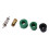 71Pcs A/C Valve Core R12 / R134A AC Master Valve Core Repair Kit 6