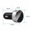 3.1A Dual USB Car Charger 2 Port LCD Display 12-24V Fast Quick,Black 6