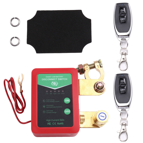 12V 24V 240A Smart Car Battery Disconnect Switch, Power Off Switch 1