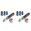 32Pcs Tire Repair Patch Tools Kit, Tire Patch Roller for Trucks 42mm 1