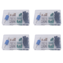 71Pcs A/C Valve Core R12 / R134A AC Master Valve Core Repair Kit