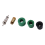 71Pcs A/C Valve Core R12 / R134A AC Master Valve Core Repair Kit 6