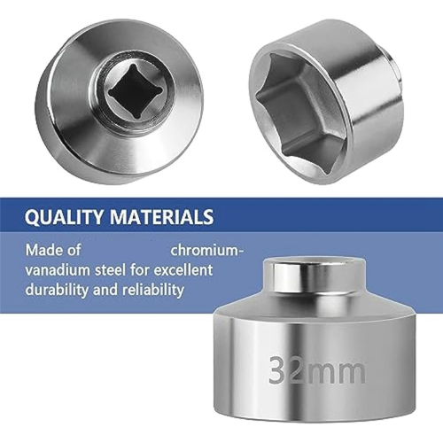 Socket-Oil Filter Wrench Tool,Steel Quickly Oil Filter Removal Tool 2