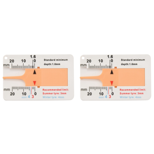 Tyre Tread Depth Gauge Car Motorcycle Trailer Van Wheel