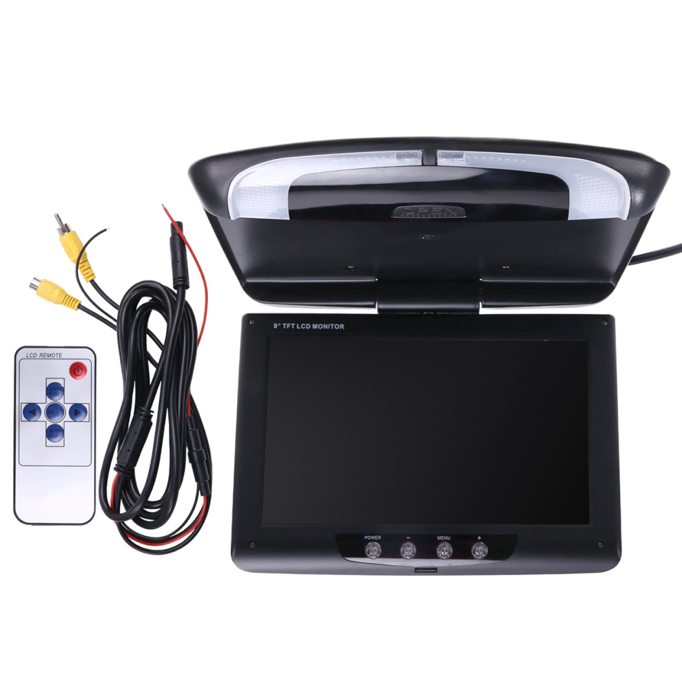 Car Roof Monitor Lcd Flip Screen Top Multimedia Video Ceiling Black 4711565502651