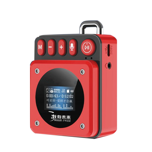 Mini Portable Bluetooth Speaker Lyrics Display Heavy Bass Soundbar B