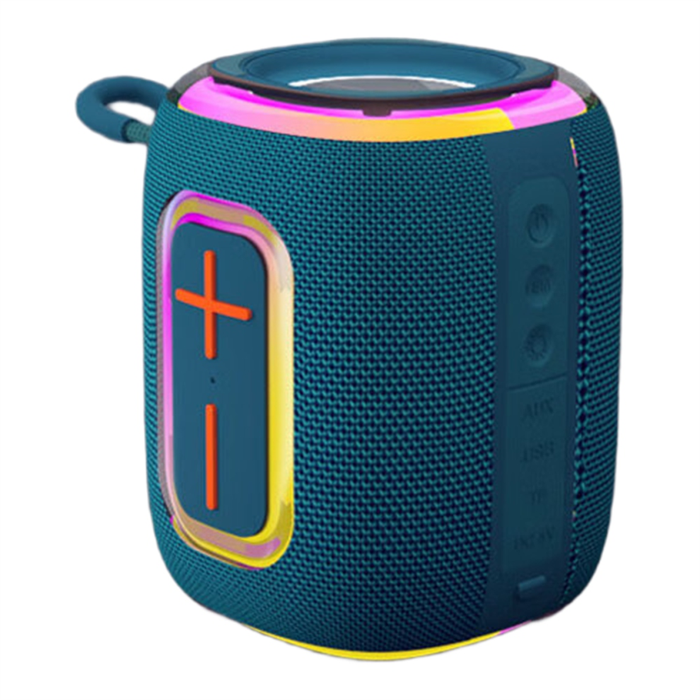 Bluetooth Speaker Ipx5 Waterproof Rgb Colorful Light/Blue 4711565502453