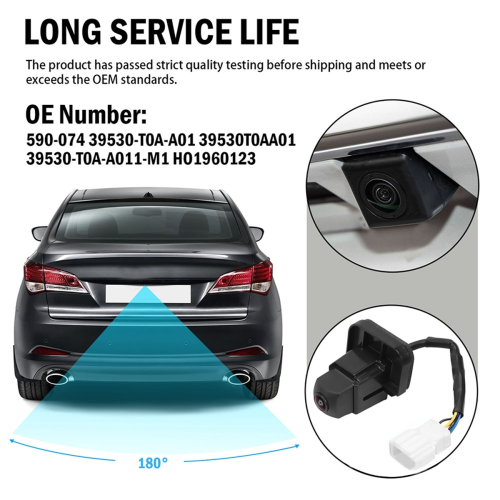 Car Back Up Camera Rearview Camera for -V 2012-2013 590-074 1