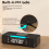 Wireless Charging Station with Bluetooth Speaker, Alarm Clock 3