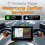 Portable Wireless Motorcycle Carplay & for Android Auto Screen 2
