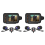 Motorcycle Dash Cam,2Inch IPS Screen 1080P+720P Dual AHD Black 1