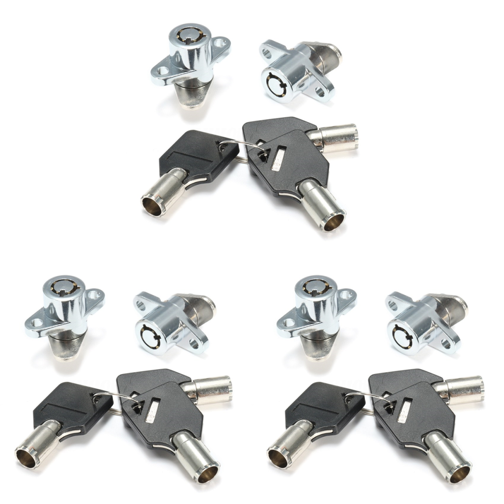 2X Hard Saddlebag Lock 3 Keys Set For Touring 4711565563812