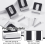 12Pcs Metal Mirror Clips Holder Kit,Mirror Hanging Clips with Screw , 3