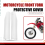 1Pair Motorcycle Front Fork Cover Plastic White for Crf250 4