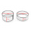 4 Pieces Front Rear Suspension Fork Absorbers Sleeve Rings 2