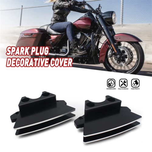Motorcycle Engine Spark Plug Trim Cover for M8 Touring Road 2