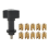 10Pcs Brass Fairing Insert & 1Pcs Tools Repair Kit 1