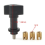 10Pcs Brass Fairing Insert & 1Pcs Tools Repair Kit 5