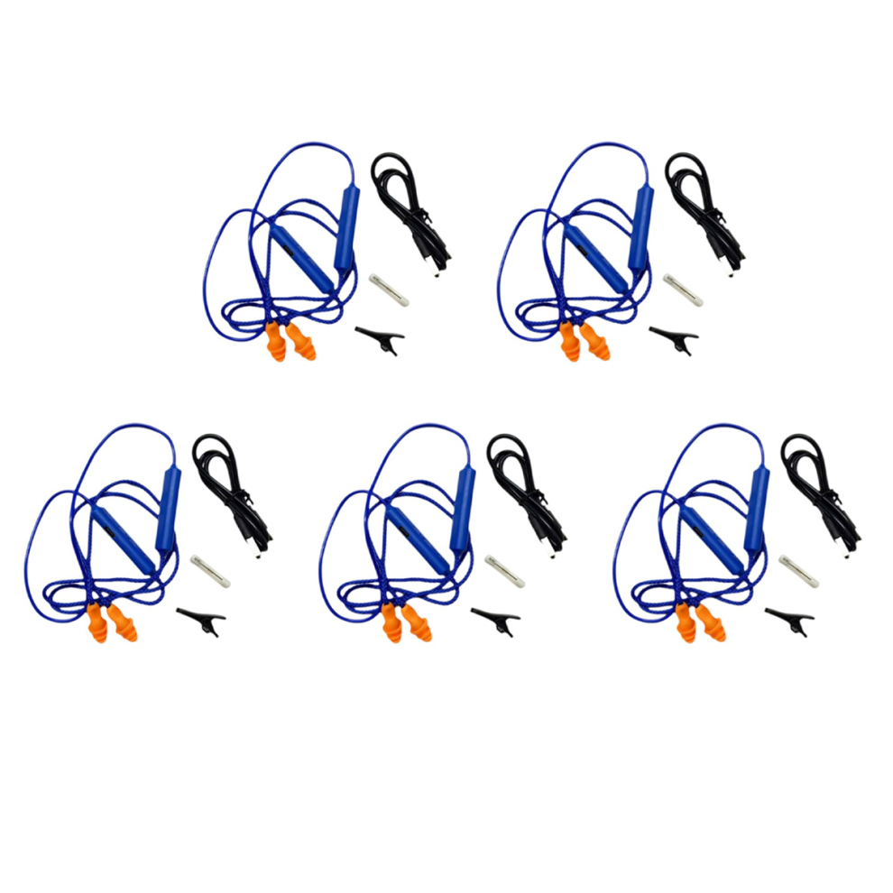 Ear Plugs Bluetooth Earphone For Work, Noise Suppression, Blue 4711565509988