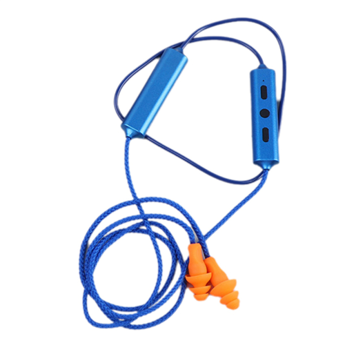 Ear Plugs Bluetooth Earphone for Work, Noise Suppression, Blue 2
