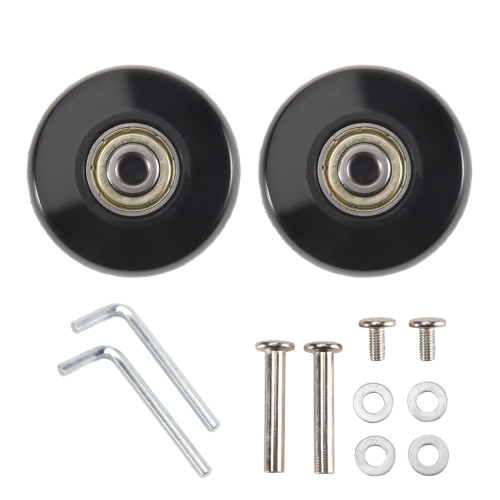 50X24mm Set of 2 Luggage Suitcase Replacement Wheels 2