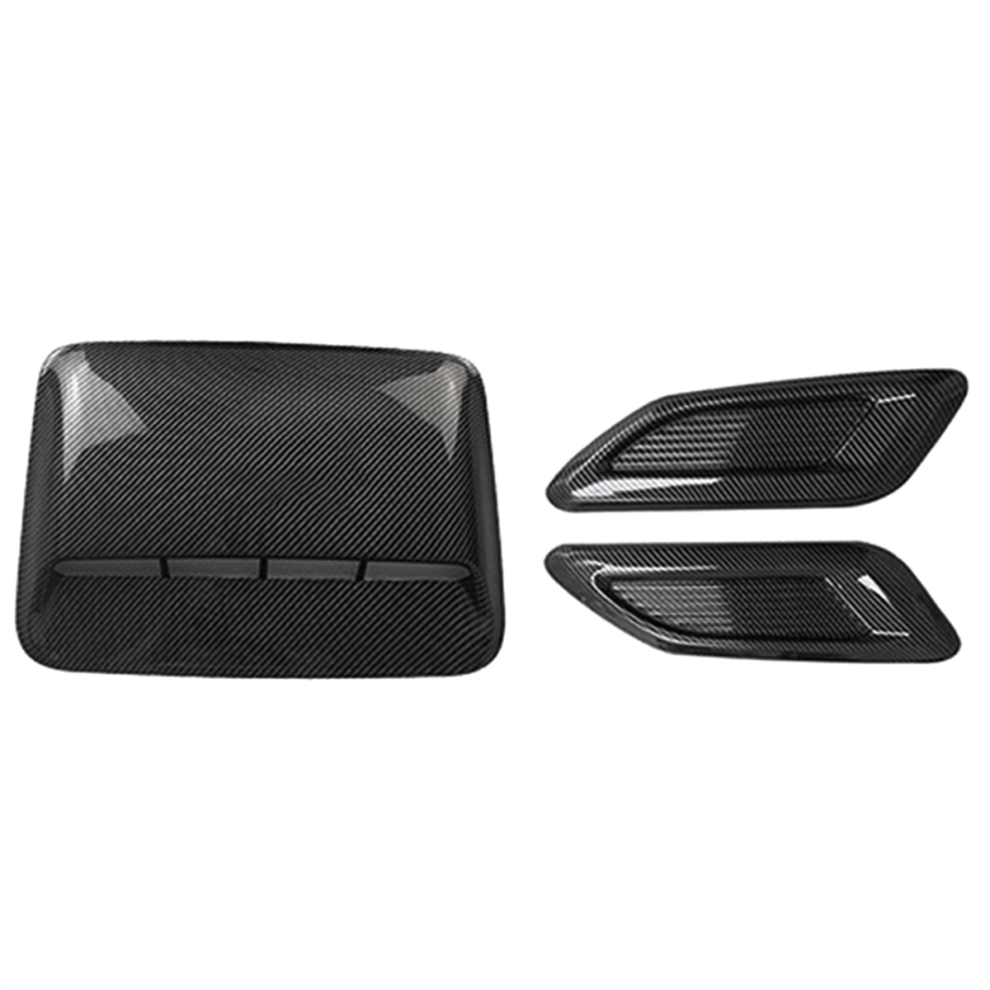 Hood Scoop Vent Bonnet Decor Cover Center Side Air Outlet Hood A Light 4711565514227
