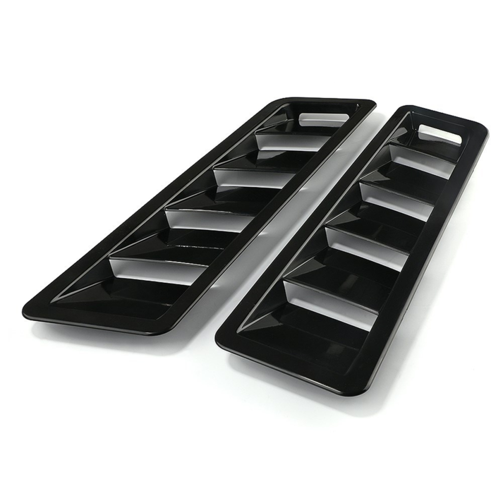 Car Hood Air Intake Scoop, Vent Louver Cooling Panel, Bright Black 4711565513558