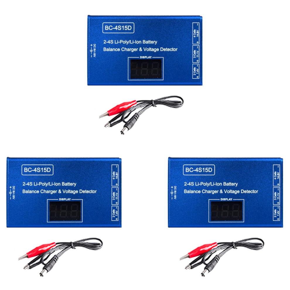 Bc-4S15d Battery Lipo Li-Ion Balance Charger Voltage Detector 4711565527937