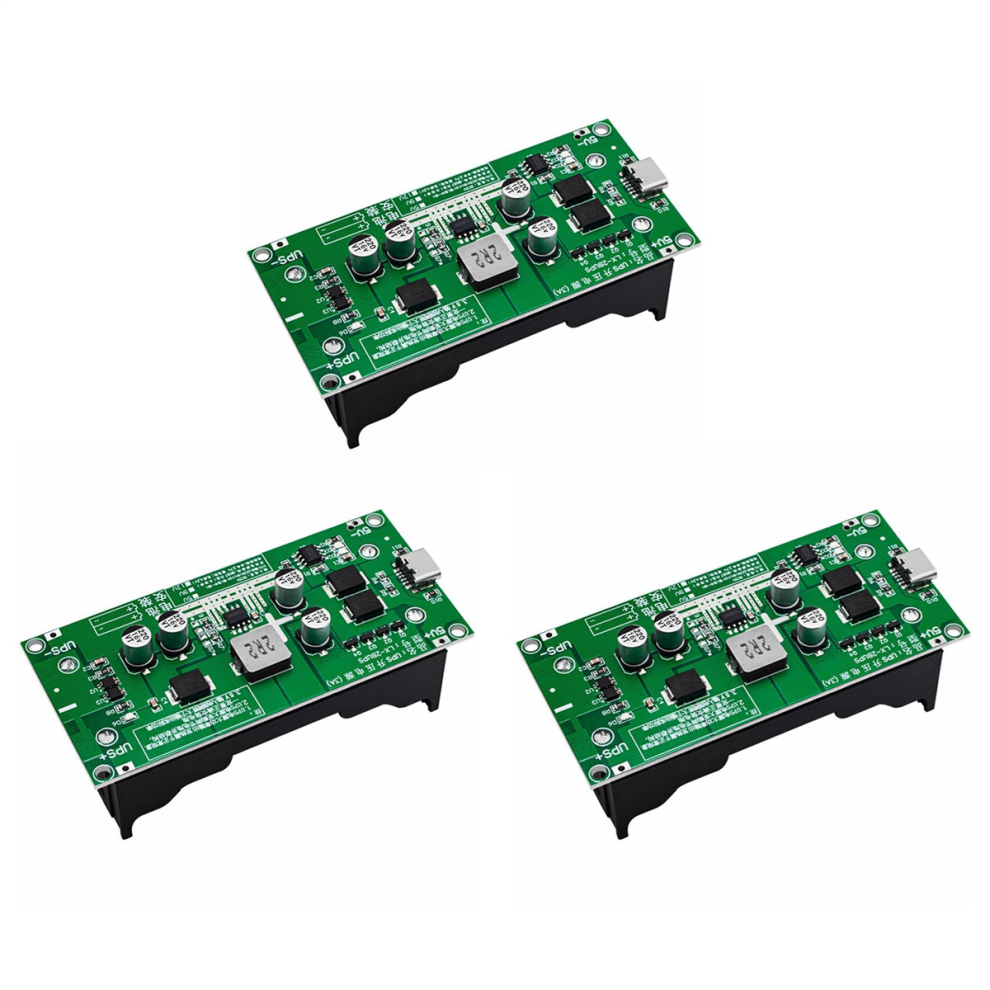 Type-C 15W 3A 18650 Lithium Battery Charger Module Dc-Dc Booster 12V 4711565529214