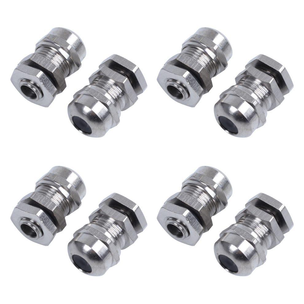 2 Stueck M8 Wasserdicht Kabelverschraubung Fuer 2-5Mm Kabel Draht 4711565530944