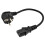 EU Power Cable C13 for PC Computer Monitor Printer TV(0.6M,EU Plug) 1