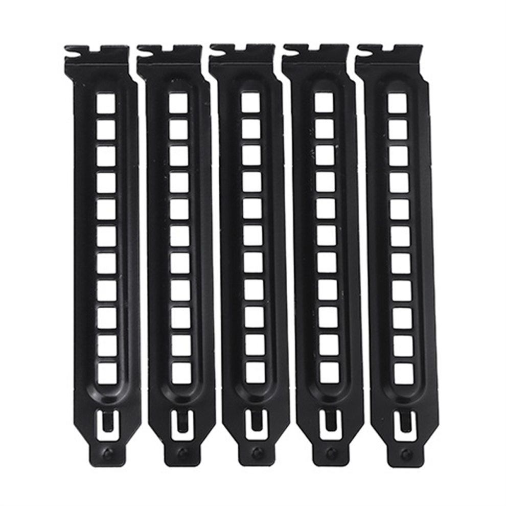 5Pcs Pci Slot Cover Dust Filter Blanking Board, With Hole 4711565558450