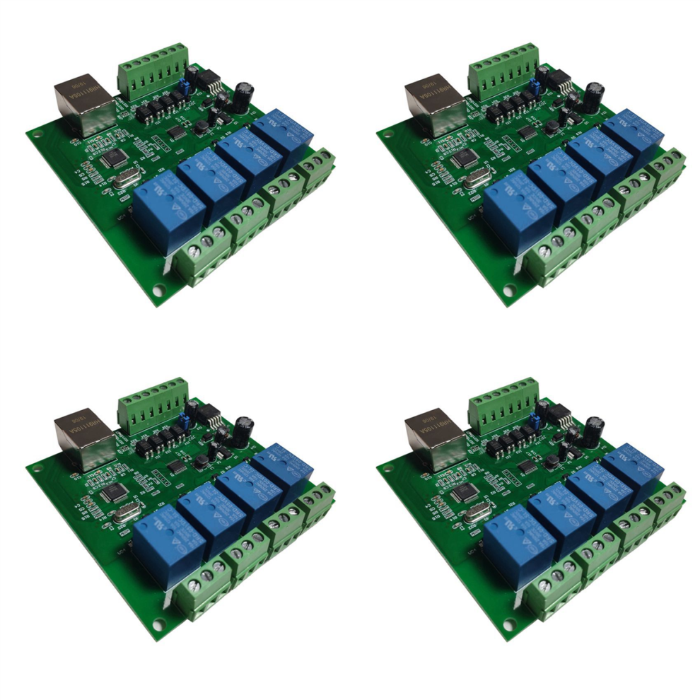 Lan Ethernet With 4 Channels Relay Udp W5500 Networking Controller 4711565555749