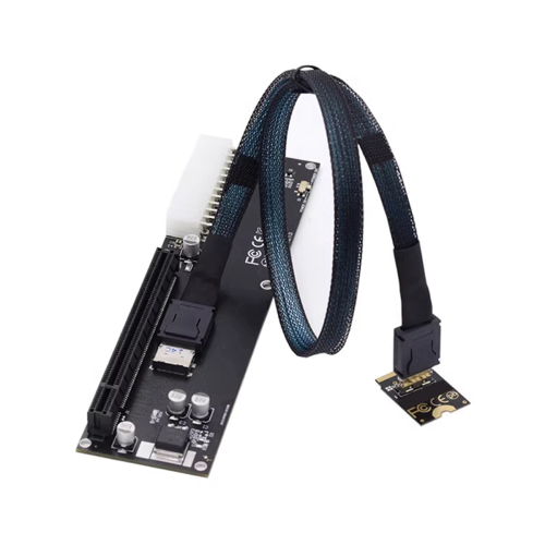 For Oculink SFF-8612/1 Adapter Card PCI-E 16X 2230 M.2 M-Key Adapter 1