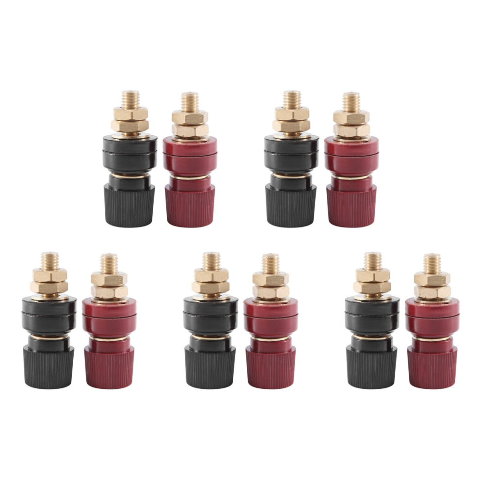 2Pcs Terminal Binding Post, 555 Type Brass Pillar Terminal Block 200A 4711565557620