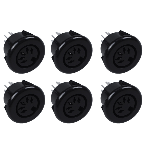 Female 5 Pin DIN Plug Panel Mounted Keyboard Cable Connector Adapter